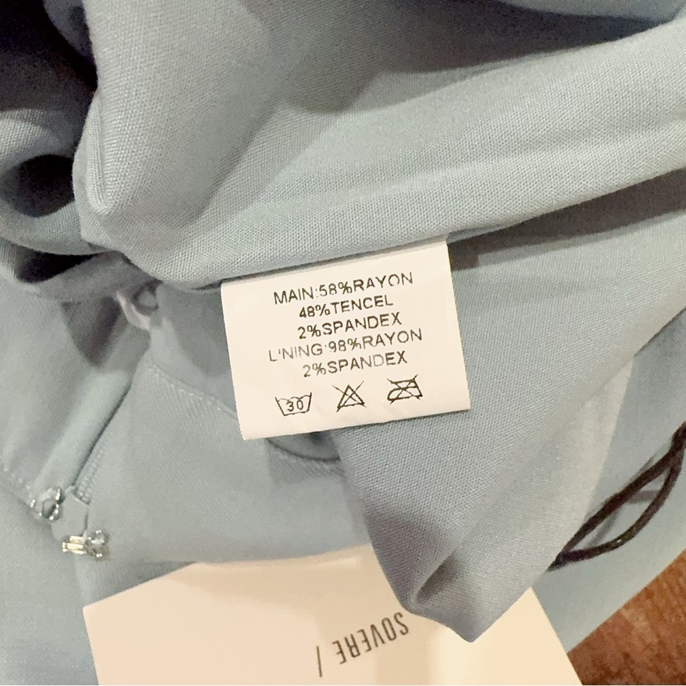 Sovere Volition Maxi Skirt Dawn Blue Size Small NWT Work Causal - Picture 10 of 10